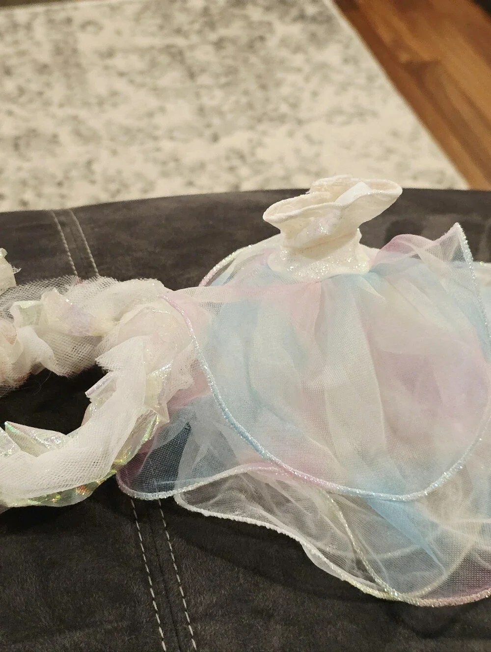 Vintage Barbie Crystal Boa and Angel Princess Ball Gown Set